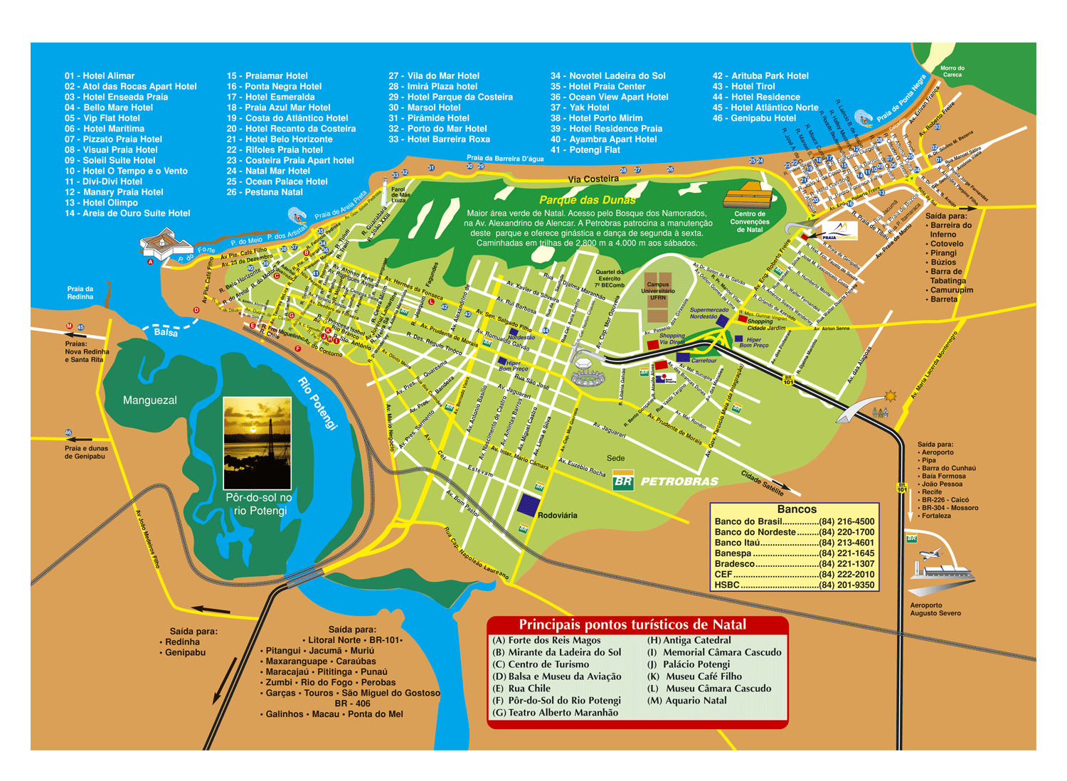 map of natal